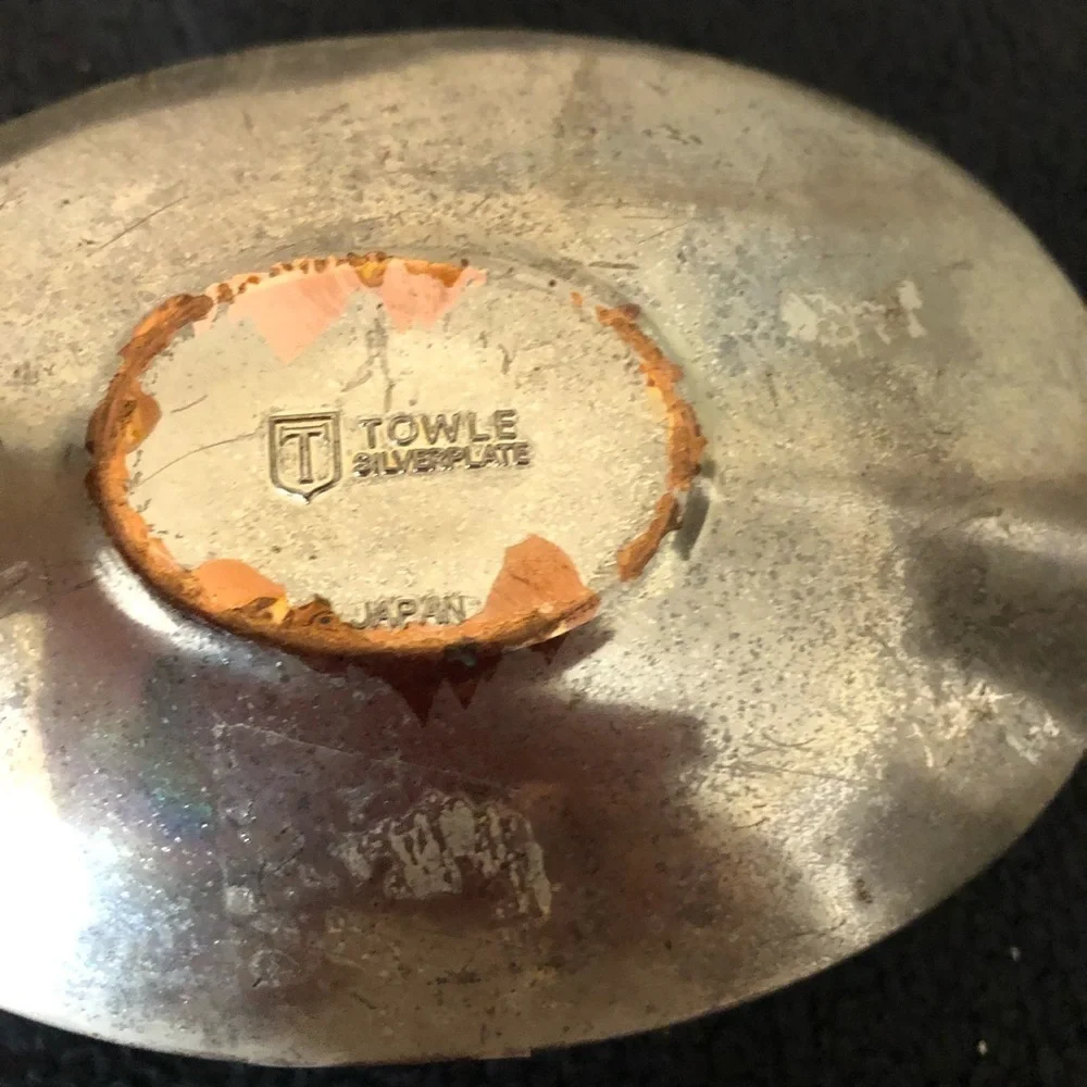 Vintage Towle Trinket Box, silverplate
